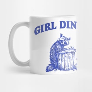 Girl Dinner, Raccoon T Shirt, Weird T Shirt, Meme T Shirt, Trash Panda T Shirt, Unisex Mug